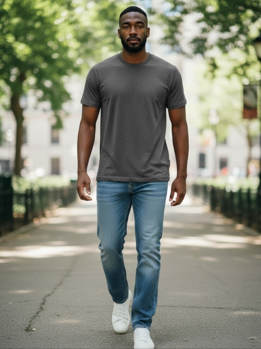 American Apparel 1301 Unisex Heavyweight Cotton Tee Blank Casual T- Shirt